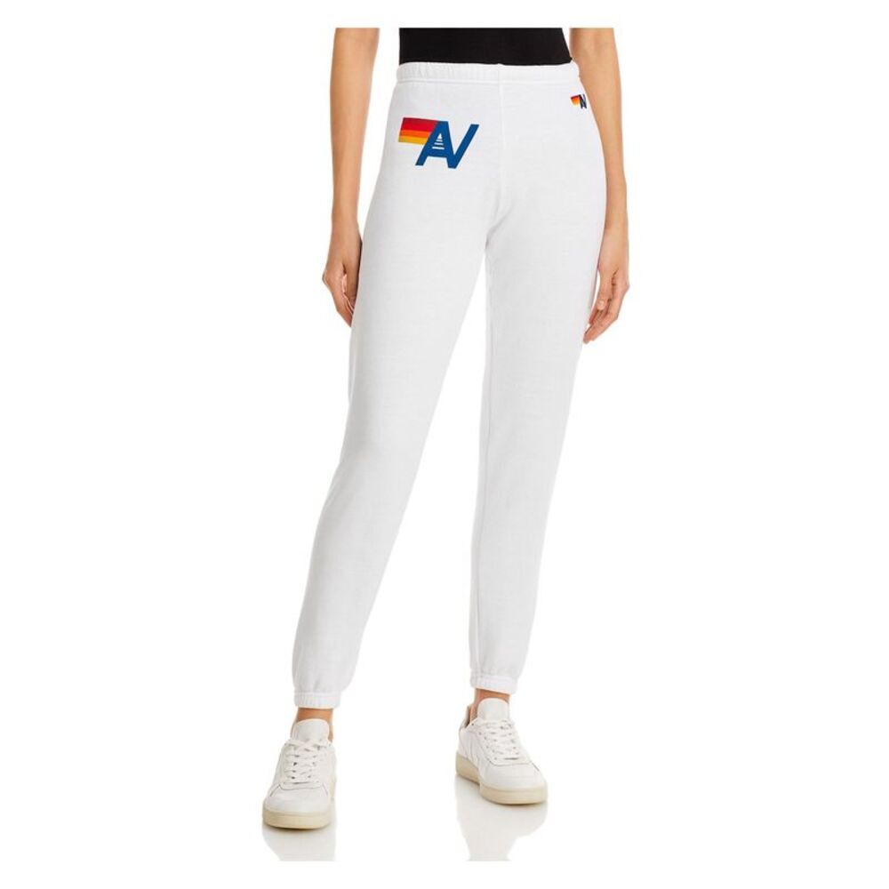 AVIATOR NATION Womens White Lounge Pants XS